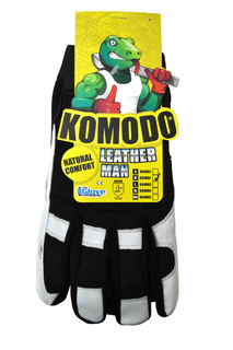 Leather Man Gloves MEDIUM - Komodo