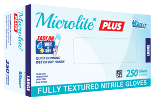 Nitrile Gloves PowderFree Microlite Plus Large - TGC