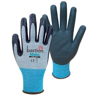 Cut 3 HPPE Gloves Grey SMALL Pack 12 pairs - Bastion Mako