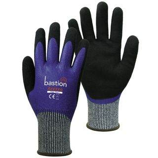 Cut 5 HPPE Gloves Green High Viz MEDIUM Pack 12 pairs - Bastion Soroca