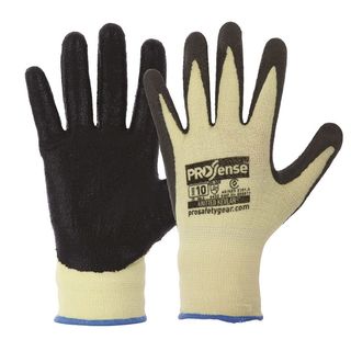13 Gauge Knitted Kevlar with Black Nitrile Palm Gloves, Size 10 - Paramount