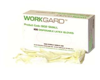 Latex Gloves - Powdered Medium - Workgard