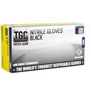 Nitrile Black Premium PowderFree LARGE - Box of 100 -TGC