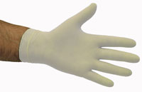White Premium Latex Gloves PowderFree LARGE - Selfgard