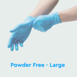Large Nitrile Powder Free Gloves NZ