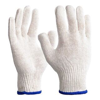 Cotton Gloves - White, L-XL, 7 Gauge - Matthews